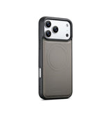 iPhone 17 Pro Max - MagSafe Læder Cover M. RFID Aftagelig Kortholder - Grå -  ESEBLE™