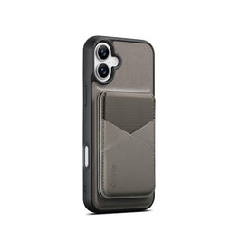 iPhone 17 | iPhone 17 - MagSafe Læder Cover M. RFID Aftagelig Kortholder - Grå - ESEBLE™ - DELUXECOVERS.DK