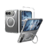 iPhone Fold - DeLX™ MagSafe Stander Cover - Gennemsigtig