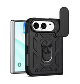 iPhoneDuo | iPhone Duo - NX Pro™ Armor-skal med ringhållare - Svart - DELUXECOVERS.SE