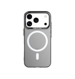 iPhone 17 Pro Max | iPhone 17 Pro Max - ABEEL™ frostat skal med MagSafe - Svart - DELUXECOVERS.SE