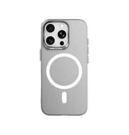 iPhone 16 Pro | iPhone 16 Pro - ABEEL™ frostat skal med MagSafe - Svart - DELUXECOVERS.SE