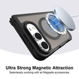 iPhone Duo - Frosted MagSafe Cover - Sort