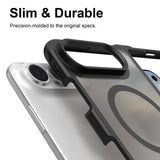iPhone Duo - Frosted MagSafe Cover - Sort