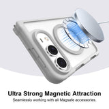 iPhone Duo - Frosted MagSafe Cover - Hvid