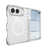 iPhoneDuo | iPhone Duo - DeLX™ MagSafe Cover M. Kickstand - Gennemsigtig - DELUXECOVERS.DK