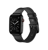 Apple Watch 38-42mm | Apple Watch (38/40/SE/41/42mm) - Milano Vegan læder Rem - Sort - DELUXECOVERS.DK