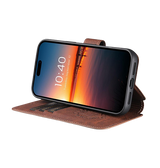 iPhone 16 Pro Max | iPhone 16 Pro Max - Suteni® 2-i-1 Læder Cover M. MagSafe - Brun - DELUXECOVERS.DK