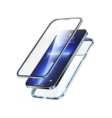 iPhone 14 Max | iPhone 14 Plus - MagGuard™ 360 Magnetisk Cover M. Hærdet glas - Sort - DELUXECOVERS.DK