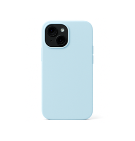 iPhone 15 Plus | iPhone 15 Plus - DeLX™ Pastel Silikone Cover - Mineral Blue - DELUXECOVERS.DK
