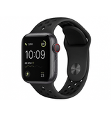 Apple Watch 38-42mm | Apple Watch (38/40/SE/41/42mm) - 4Run™ Silikone Løbe Sportsrem - Sort - DELUXECOVERS.DK