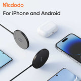 Trådløs oplader | <X>Trådløs Oplader til iPhone - MagSafe Kompatibel - 15W - Mcdodo™ - DELUXECOVERS.DK