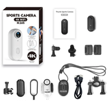 Action Kamera | 4K Mini Sports/Action Kamera m. APP - Vandtæt - Sort - DELUXECOVERS.DK