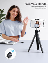 Mobil Tripod | Lamicall™ Tripod - Mobil / Kamera / GoPro - 360° - M. Fjernbetjening - DELUXECOVERS.DK