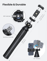 Mobil Tripod | Lamicall™ Tripod - Mobil / Kamera / GoPro - 360° - M. Fjernbetjening - DELUXECOVERS.DK