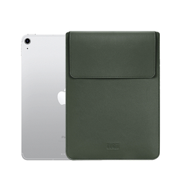 iPad Air 4/5 | iPad Air 4/5 (2020/2022) - BUBM Vertigo Læder Sleeve - Mørkegrøn - DELUXECOVERS.DK