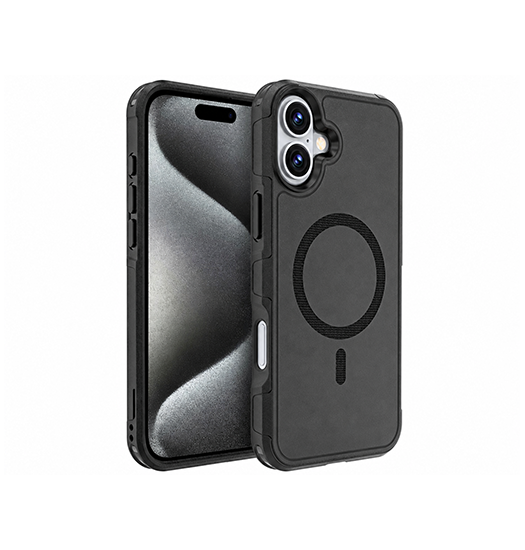 iPhone 16 | iPhone 16 - Redpepper™ Magsafe Håndværker Cover - Sort - DELUXECOVERS.DK