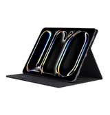iPad Air 6 11" 2024 | iPad Air 11" (2024/2025/2026) - Verona™ Multietui Ægte Læder Cover - Sort - DELUXECOVERS.DK