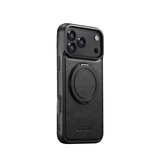 iPhone 17 Pro | iPhone 17 Pro - Suteni® 360° vegan-læder cover M. MagSafe - Sort - DELUXECOVERS.DK