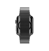 Apple Watch 42-49mm | Apple Watch (42/44/SE/45/46/49mm) - NX-Tech™ Raptor Stål Rem - Sort - DELUXECOVERS.DK