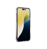 iPhone 17 | iPhone 17 - DeLX™ Silikone Cover Med Kortholder - Gennemsigtig - DELUXECOVERS.DK