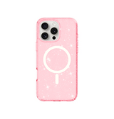 iPhone 16 Pro Max | iPhone 16 Pro Max - DeLX™ Glitter Silikone Cover M. MagSafe - Pink - DELUXECOVERS.DK