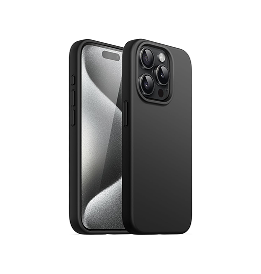 iPhone 14 Pro | iPhone 14 Pro - Deluxe™ Soft Touch Silikone Cover - Sort - DELUXECOVERS.DK