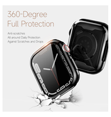 Apple Watch Cover | Apple Watch (38/40/42/44mm) - DeLX™ 360° M-Plating Cover - Sort - DELUXECOVERS.DK