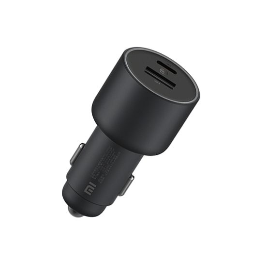 USB oplader | Xiaomi® Premium Biloplader 100W – 2-port USB – Sort - DELUXECOVERS.DK