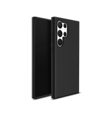 Samsung Galaxy S23 Ultra | Samsung Galaxy S23 Ultra - Deluxe™ Soft Touch Silikone Cover - Sort - DELUXECOVERS.DK