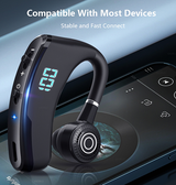 Bluetooth Øresnegl | Håndfri Headset / Øresnegl - Bluetooth 5.2 - Sort - NX-Tech™ - DELUXECOVERS.DK