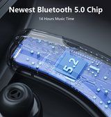 Bluetooth Øresnegl | Håndfri Headset / Øresnegl - Bluetooth 5.2 - Sort - NX-Tech™ - DELUXECOVERS.DK