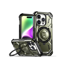 iPhone 15 Pro Max | iPhone 15 Pro Max - NX Pro™ Armor Cover V2 m. MagSafe - Grøn - DELUXECOVERS.DK