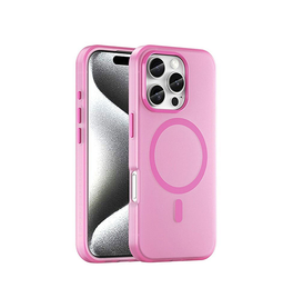 iPhone 16 Pro | iPhone 16 Pro - DeLX™ Translucent MagSafe Silikone Cover - Pink - DELUXECOVERS.DK