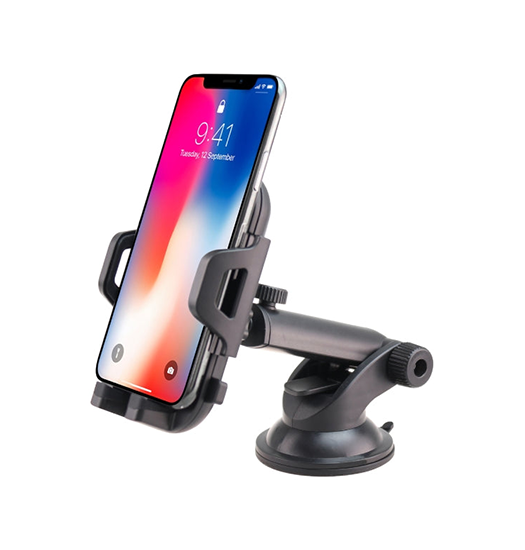 Mobilholder (Sugekop) | Mobilholder til bil med sugekop og arm – 360° rotation – DeLX™ - DELUXECOVERS.DK