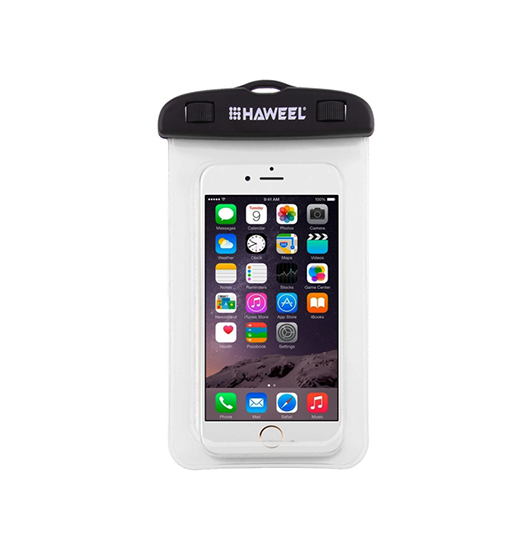 Mobilpose vandtæt | HAWEEL™ Vandtæt Mobilpose til iPhone/Android - Transparent - DELUXECOVERS.DK