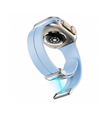 Apple Watch 42-49mm | Apple Watch (42/44/SE/45/46/49mm) - S-Line™ Silikone Rem - Lyseblå - DELUXECOVERS.DK
