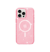 iPhone 15 Pro | iPhone 15 Pro - DeLX™ Glitter Silikone Cover M. MagSafe - Pink - DELUXECOVERS.DK