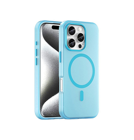 iPhone 16 Pro | iPhone 16 Pro - DeLX™ Translucent MagSafe Silikone Cover - Blå - DELUXECOVERS.DK