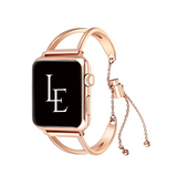 Apple Watch 38-42mm | Apple Watch (38/40/SE/41/42mm) - L'Empiri™ Dame Stål Rem - Roseguld - DELUXECOVERS.DK
