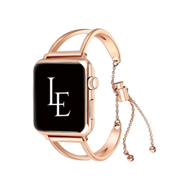 Apple Watch 38-42mm | Apple Watch (38/40/SE/41/42mm) - L'Empiri™ Dame Stål Rem - Roseguld - DELUXECOVERS.DK