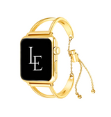 Apple Watch 38-42mm | Apple Watch (38/40/SE/41/42mm) - L'Empiri™ Dame Stål Rem - Guld - DELUXECOVERS.DK