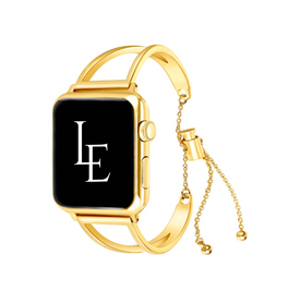 Apple Watch 38-42mm | Apple Watch (38/40/SE/41/42mm) - L'Empiri™ Dame Stål Rem - Guld - DELUXECOVERS.DK