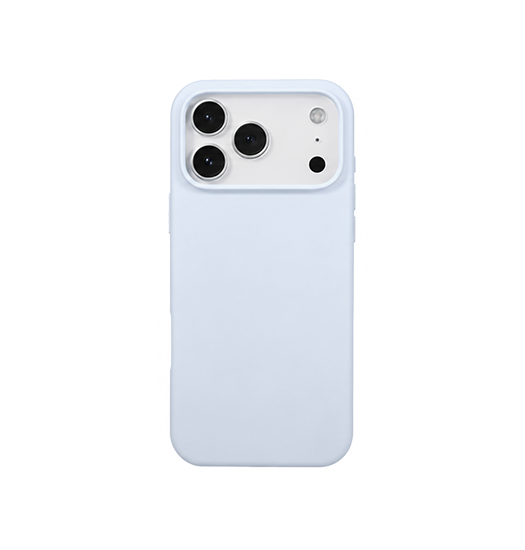 iPhone 17 Pro | iPhone 17 Pro - DeLX™ Pastel Silikone Cover - Cloudy Blue - DELUXECOVERS.DK