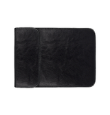 Macbook Sleeve | MacBook Pro, Air, Neo 13" - L'Empiri™ Smooth Læder Sleeve - Sort - DELUXECOVERS.DK