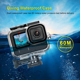 Gadgets | GoPro Vandtæt Beskyttelseshus - 60m - PULUZ™ - DELUXECOVERS.DK