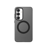 Samsung Galaxy S25 | Samsung Galaxy S25 - DeLX™ Translucent MagSafe Silikone Cover - Sort - DELUXECOVERS.DK