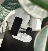 3-i-1 MagSafe-laddare för iPhone, Apple Watch & AirPods - 15W - LUX™