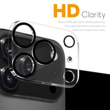 iPhone Beskyttelsesglas | iPhone 17 Pro - NTJO™ 9H Kamera Linse Beskyttelsesglas - Transparent - DELUXECOVERS.DK