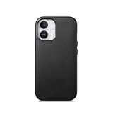 iPhone 17 | iPhone 17 - DeLX® Læder Cover - MagSafe Kompatibel - Sort - DELUXECOVERS.DK